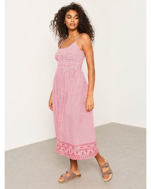 FatFace Pink Fatface Emmy Petite Midi Dress