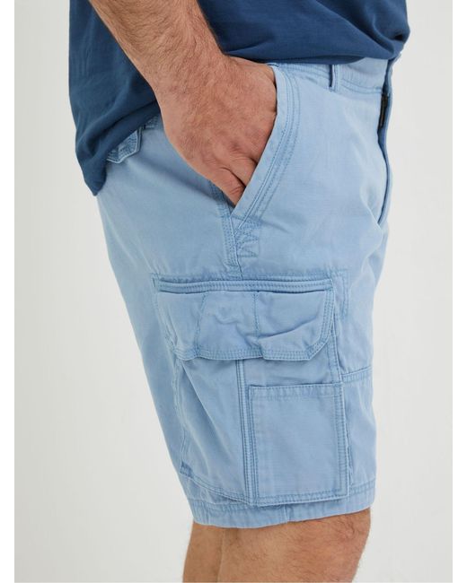 FatFace Blue Fatface Breakyard Cargo Shorts for men
