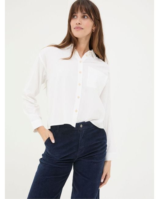 FatFace White Fatface Vivienne Shirt