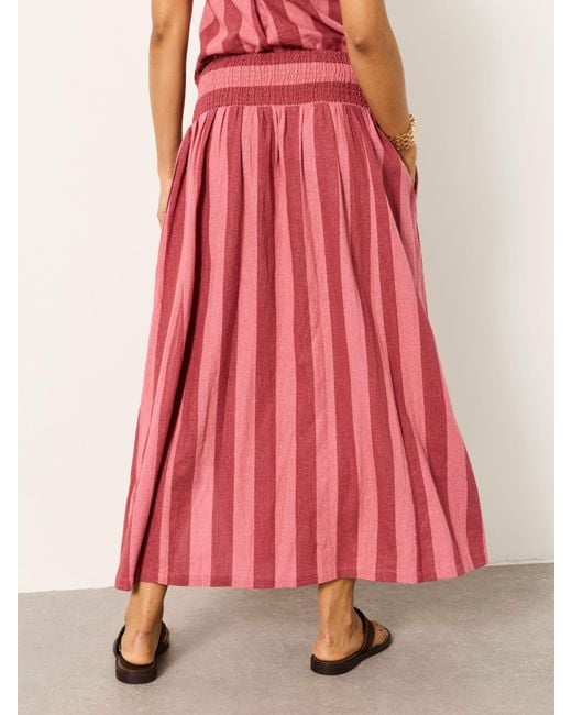 FatFace Pink Fatface Kit Midi Skirt