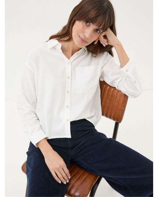 FatFace White Fatface Vivienne Shirt