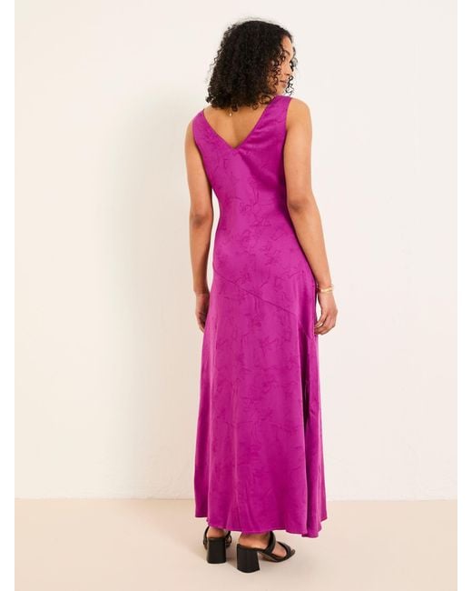 FatFace Purple Fatface Josephine Slip Dress