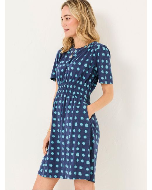 FatFace Blue Fatface Liv Jersey Dress