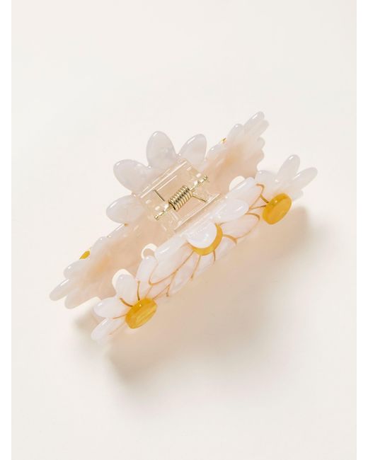 FatFace White Fatface Daisy Claw Clip