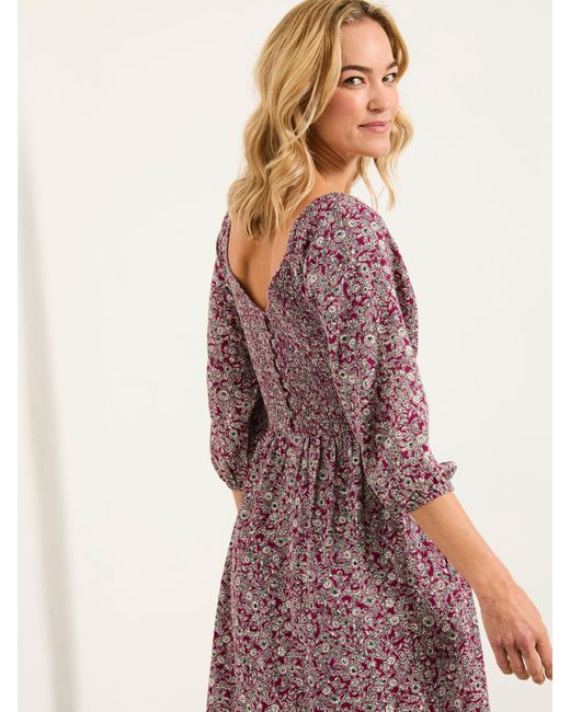 FatFace Pink Fatface Adele Petite Midi Dress