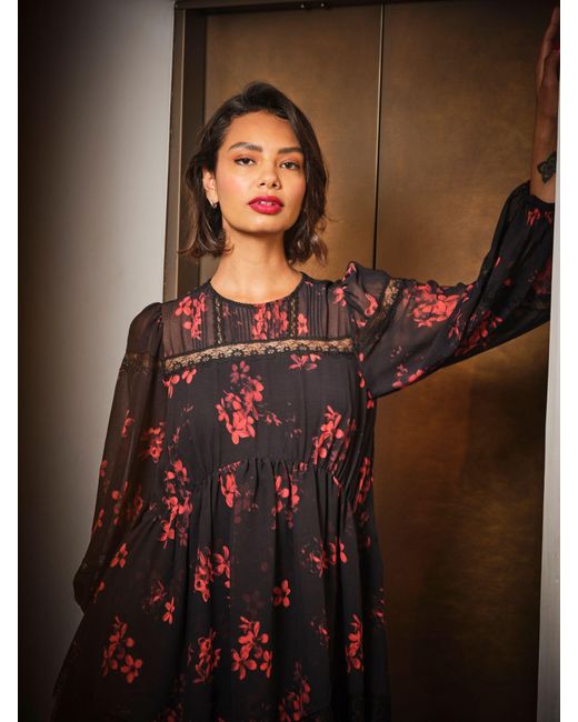 FatFace Brown Fatface Romy Regular Mini Dress