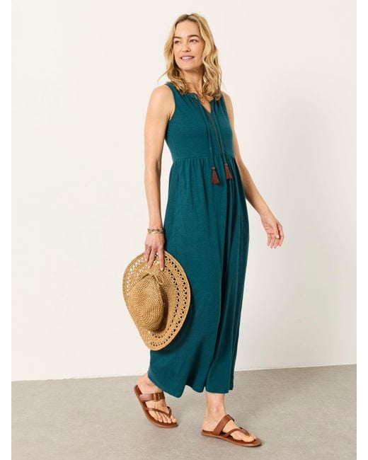 FatFace Blue Fatface Elsa Regular Jersey Maxi Dress