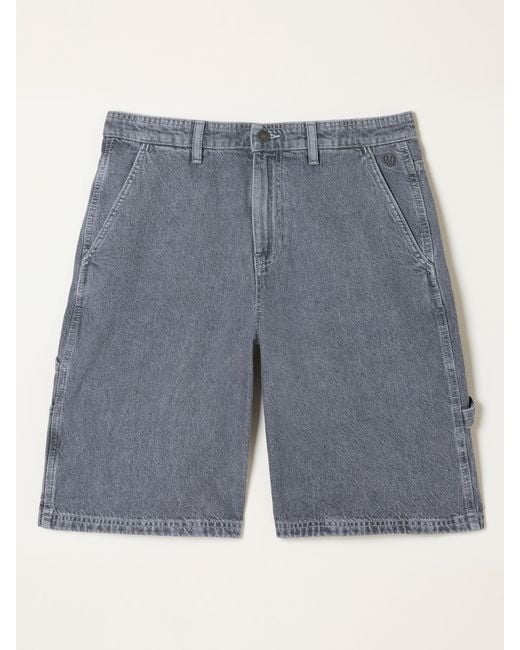 FatFace Gray Fatface Loose Fit Denim Shorts for men