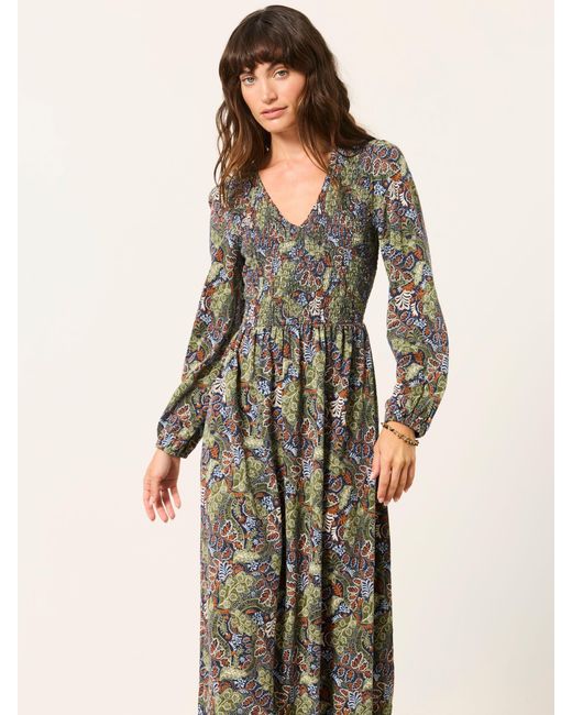 FatFace Natural Fatface Demi Petite Midi Jersey Dress
