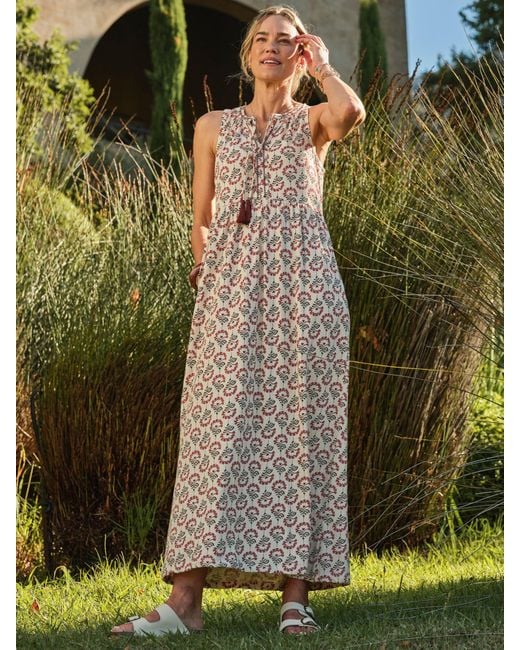 FatFace Green Fatface Elsa Jersey Maxi Dress