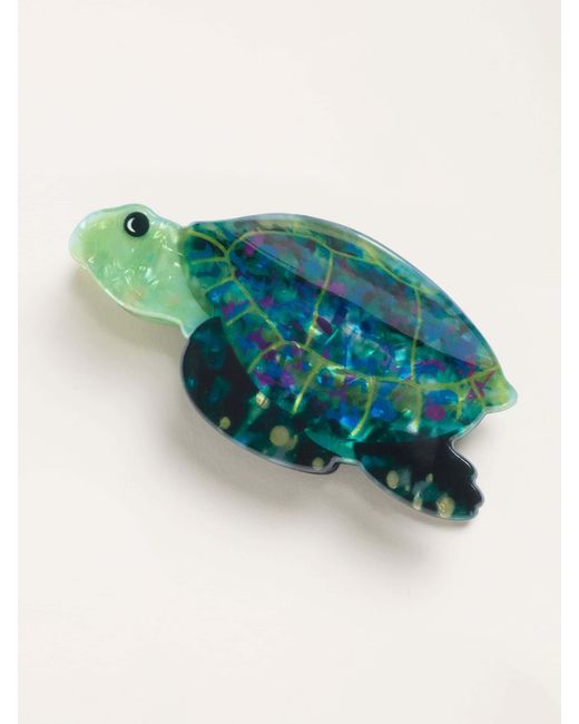 FatFace Green Fatface Turtle Claw Clip