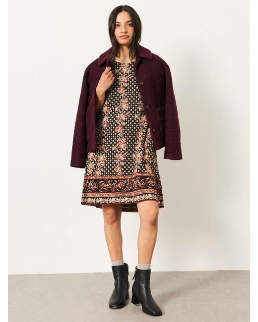 FatFace Brown Fatface Simone Jersey Dress