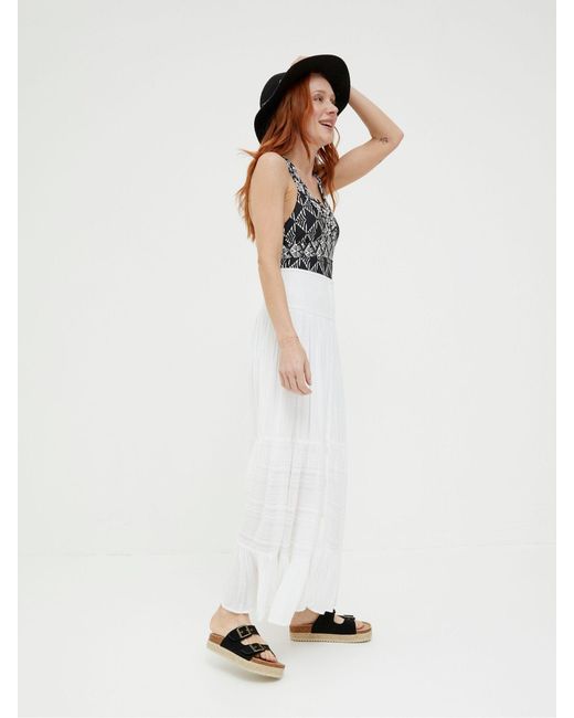 FatFace White Fatface Rhea Beach Maxi Skirt
