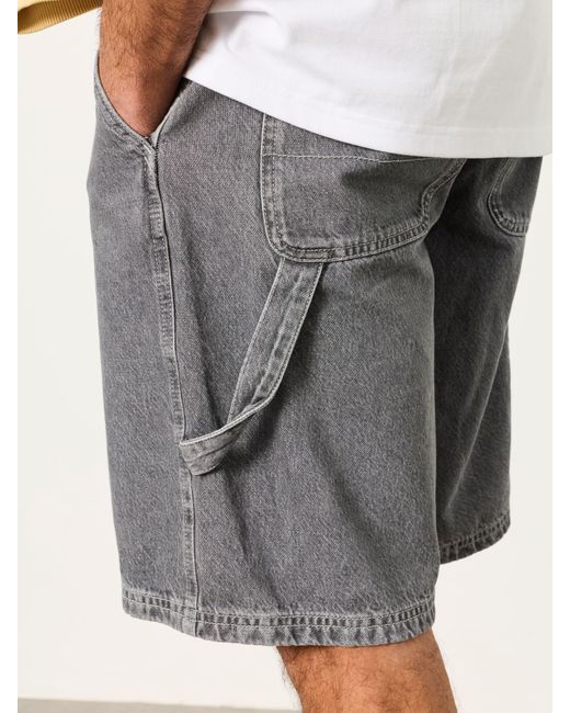 FatFace Gray Fatface Loose Fit Denim Shorts for men