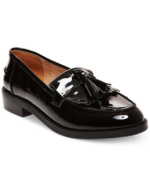 Steve Madden Women s Meela Lug Tassel Loafer in Black Lyst
