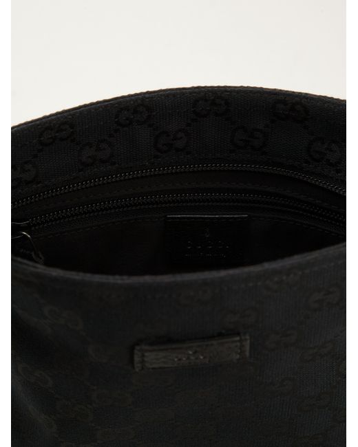 Gucci Monogram Crossbody Bag in Black for Men Lyst