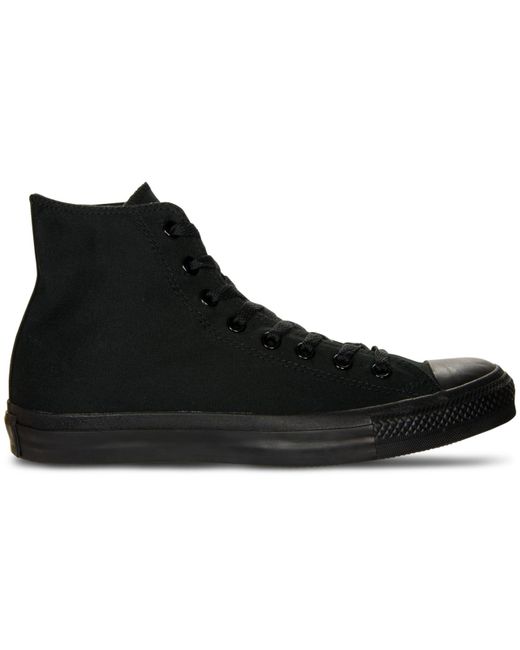 Converse Monochrome Chuck Taylor Hi Tops From Finish Line in Black for ...