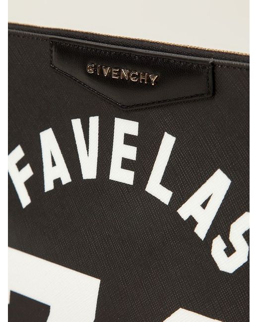 Givenchy Black 'Favelas 74' Clutch