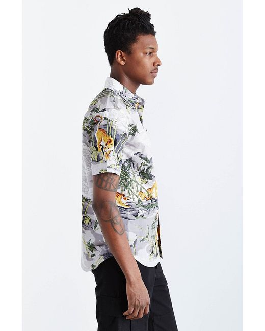 Stussy Bamboo Tiger Button-Down Shirt 