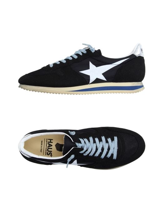 to uger to Også Haus By Golden Goose Deluxe Brand Haus Leather Low-Top Sneakers in Black  for Men | Lyst Australia