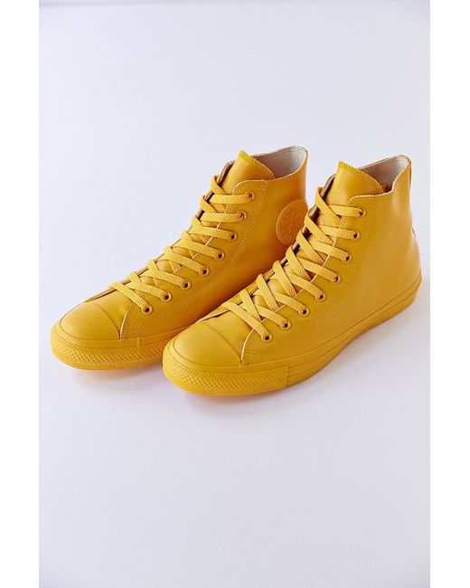 Converse Yellow Chuck Taylor All Star Rubber High-top Sneakerboot for men