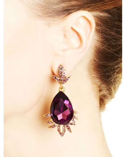 Oscar de la Renta Ultraviolet Swarovski 