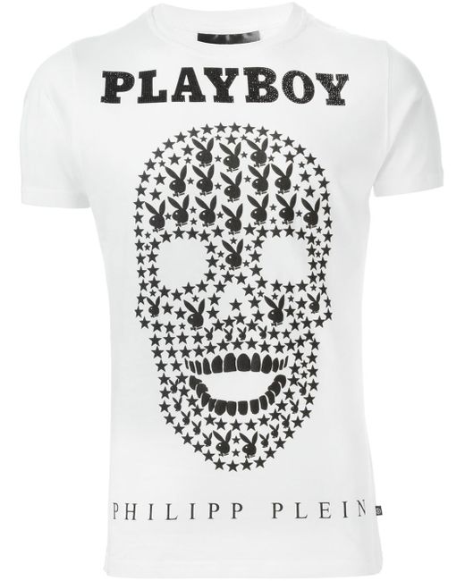 Philipp Plein Playboy T-shirt in Black for Men | Lyst