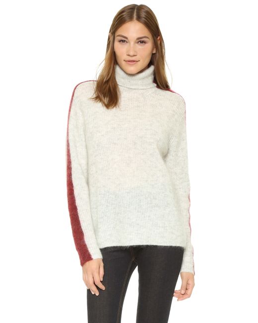 Ganni White Evangelista Turtleneck Sweater