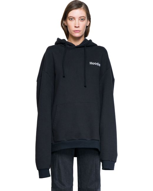 Vetements Hoodie With Definition in Black | Lyst UK