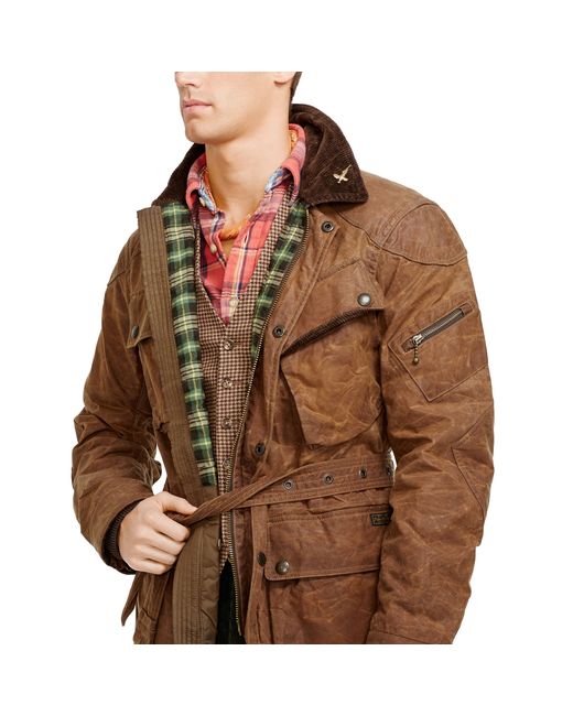 Polo Ralph Lauren Cylinder Bike Jacket in Natural for Men | Lyst UK