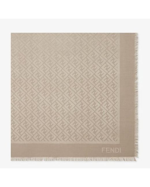 Fendi Natural Ff Shawl