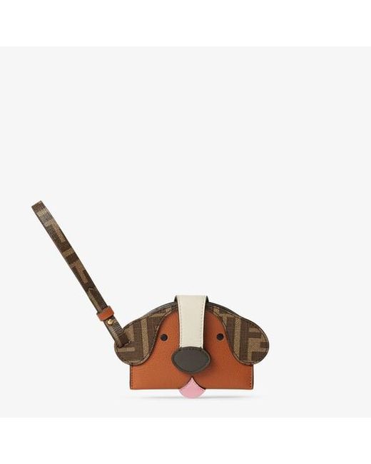 Fendi Brown Best Friends Forever Card Case