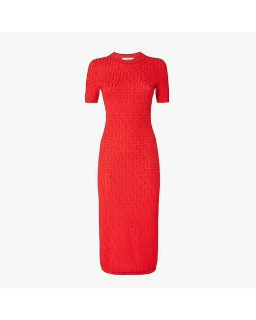 Fendi Red Dress