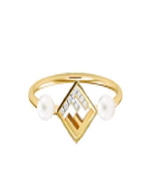 Fendi Metallic Forever Ring