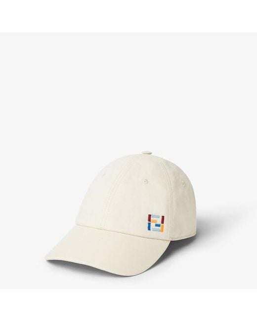 Fendi White Hat for men