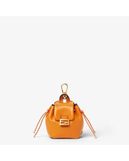 Fendi Orange Nano Backpack Charm