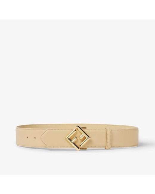 Fendi Natural Ff Diamonds Belt