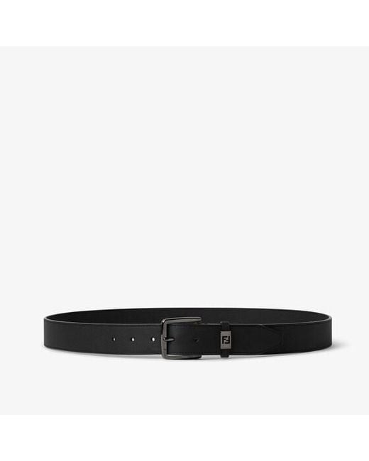Fendi Black Ff Belt for men
