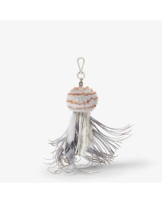 Fendi White Jellyfish Charm