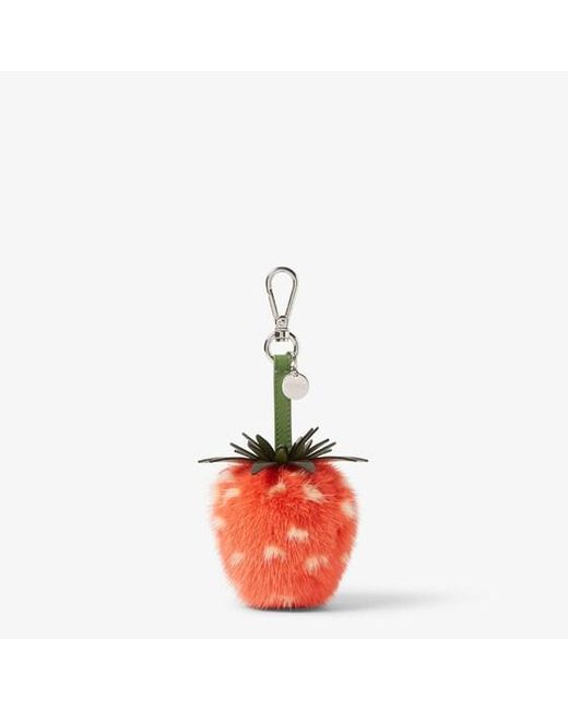 Fendi Red Strawberry Charm for men