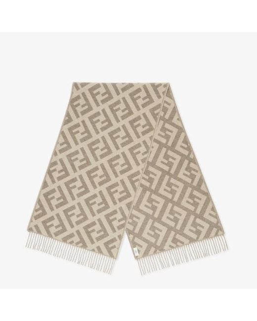 Fendi Natural Ff Scarf