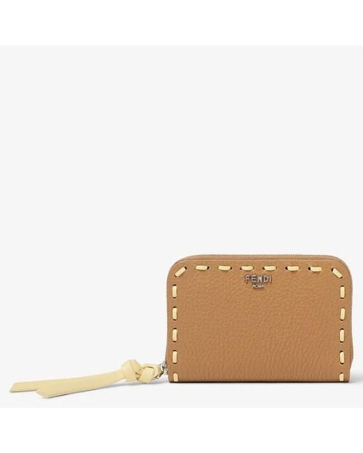 Fendi Natural Zip Around Peekaboo Mini