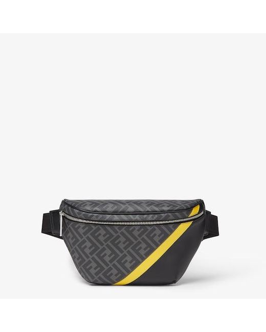 Fendi Black Diagonal Belt Bag for men