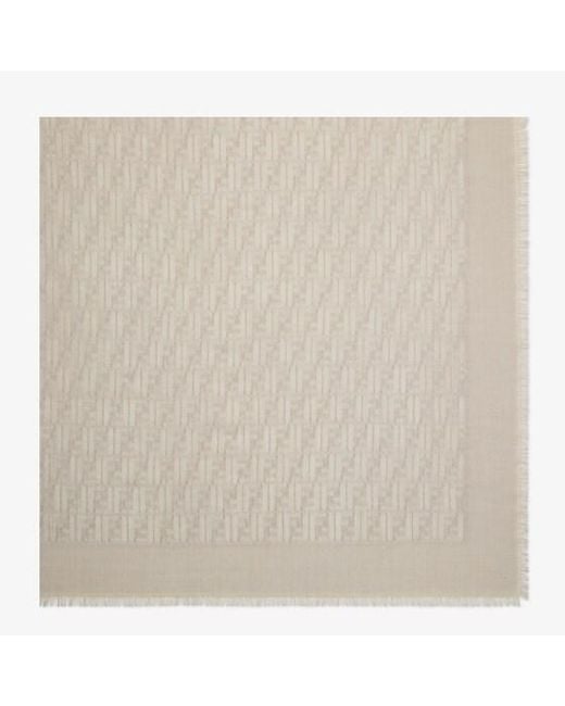 Fendi Natural Ff Shawl