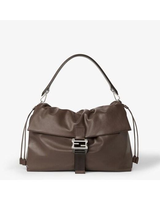 Fendi Brown Flux Maxi Messenger for men