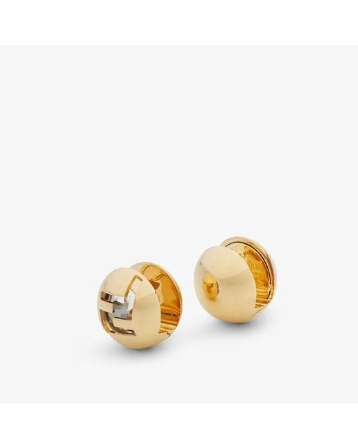 Fendi Metallic Sphera Earring