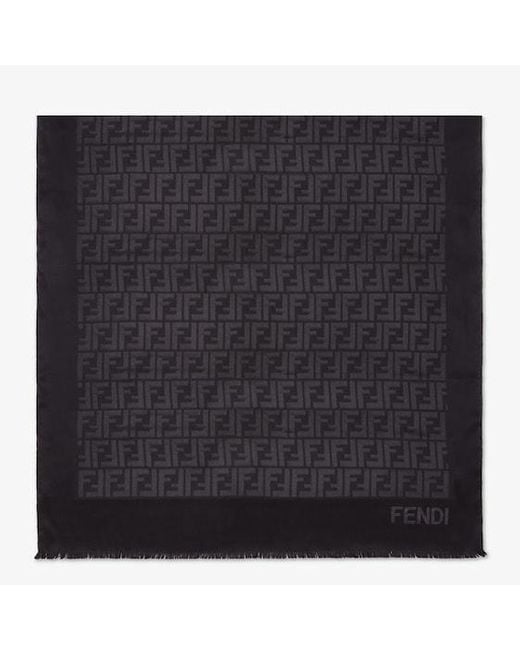 Fendi Black Ff Stole