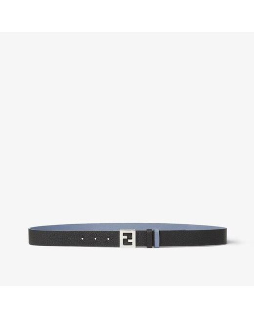 Fendi Blue Ff Belt for men