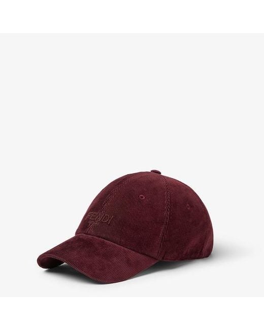 Fendi Red Hat for men
