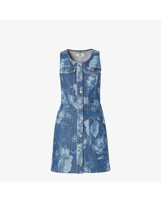 Fendi Blue Dress